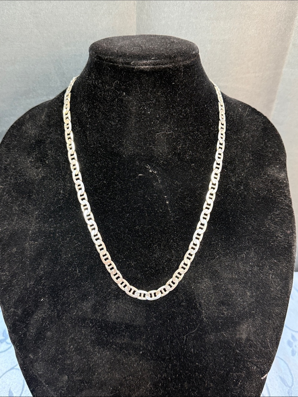512726 silver mariner link chain